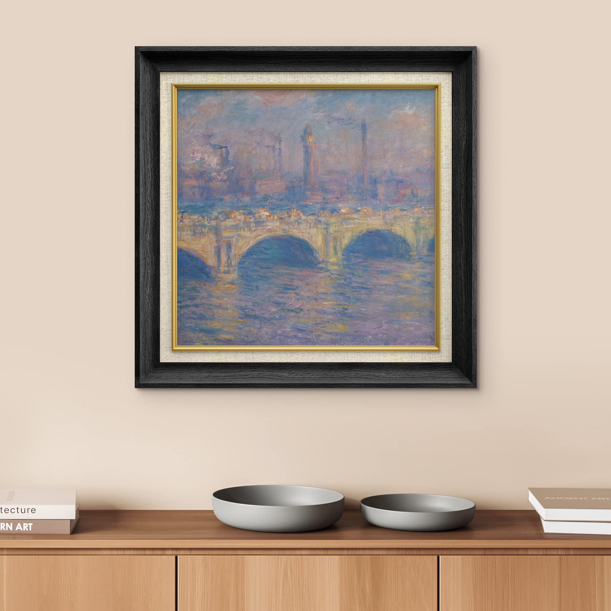 Amazon.com: MUDECOR Premium Framed Wall Art Waterloo Bridge